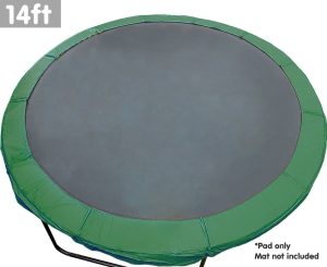 Trampoline 14ft Replacement Outdoor Round Spring Pad Cover – Green