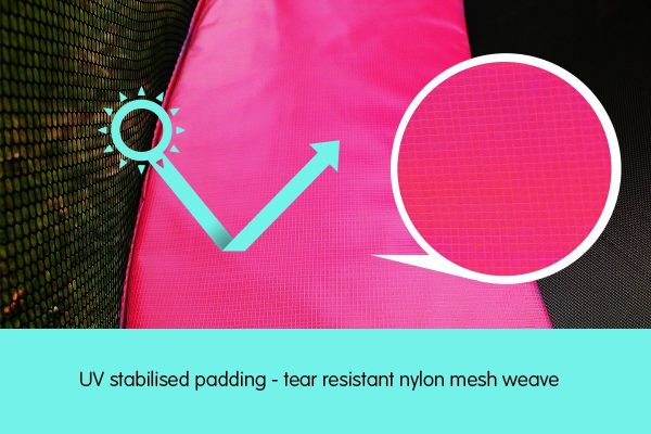 Powertrain Replacement Trampoline Spring Safety Pad – 12ft Pink