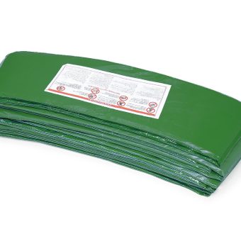 10ft Trampoline Replacement Safety Pad and Net Round 8 Poles Green