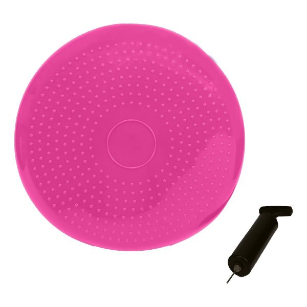 Powertrain Yoga Stability Disc Home Gym Pilates Balance Trainer – Pink