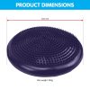 Powertrain Yoga Stability Disc Home Gym Pilates Balance Trainer – Purple