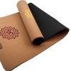 Powertrain Cork Yoga Mat with Carry Straps Home Gym Pilates – Chakras