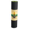 Powertrain Eco-Friendly TPE Pilates Exercise Yoga Mat – Black and Green, 8 mm