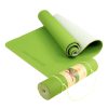 Powertrain Eco-Friendly TPE Pilates Exercise Yoga Mat – Green, 8 mm