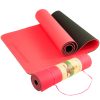 Powertrain Eco-Friendly TPE Pilates Exercise Yoga Mat – Red, 8 mm