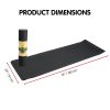 Powertrain Eco-Friendly TPE Pilates Exercise Yoga Mat – Black, 6 mm
