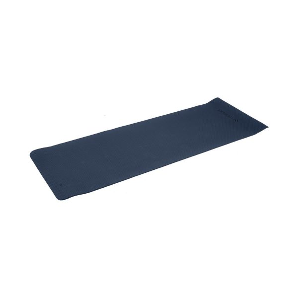 Powertrain Eco-Friendly TPE Pilates Exercise Yoga Mat – Dark Blue, 6 mm