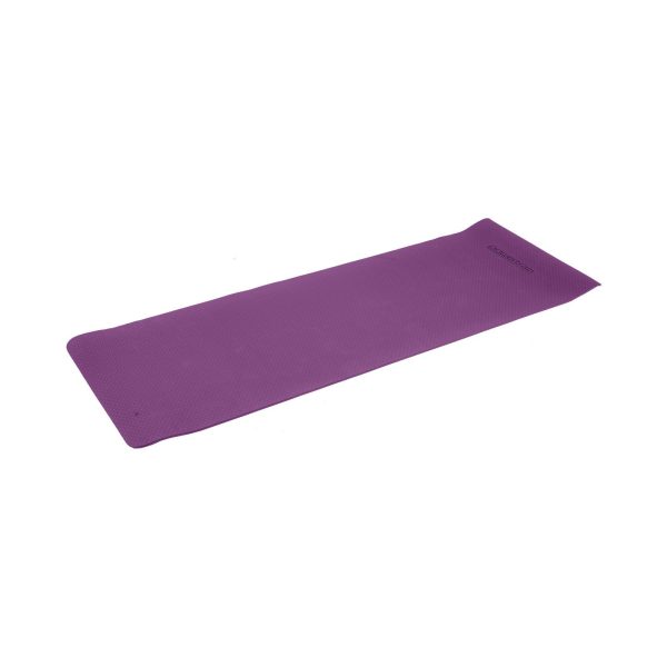 Powertrain Eco-Friendly TPE Pilates Exercise Yoga Mat – Purple, 6 mm